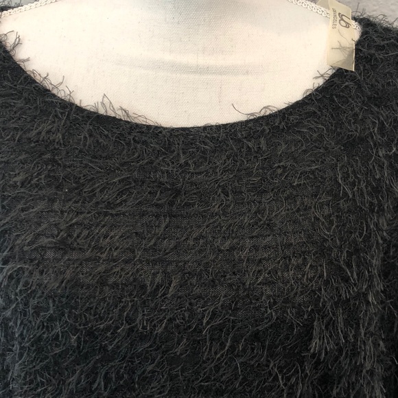 Los Angeles | Black Fringe Blouse L New - Picture 2 of 3